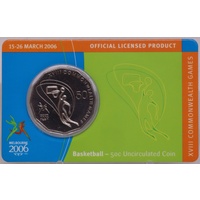 2006 50 Cent Unc Melbourne Commonwealth Games - Basketball
