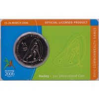 2006 50 Cent Unc Melbourne Commonwealth Games - Hockey