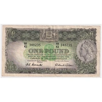 1953 One Pound Coombs/Wilson R33 Very Fine