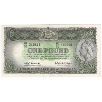 1961 One Pound Coombs/Wilson R34A good Extremely Fine