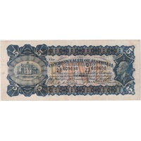 1928 Five Pound Riddle/Heathershaw R42 about VF