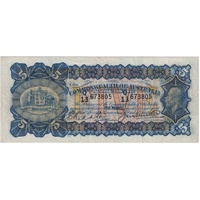 1928 Five Pound Riddle/Heathershaw R42 PCGS VF30