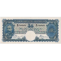 1933 Five Pound Riddle/Sheehan R44a good VF