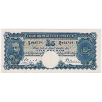 1933 Five Pound Riddle/Sheehan R44a Very Fine