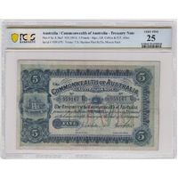 1916 Five Pound Collins/Allen R36cF Suffix PCGS VF25