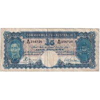 1939 Five Pound Sheehan/McFarlane R45 Fine