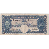 1942 Five Pound Armitage/McFarlane R46 about VF