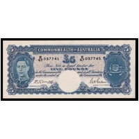 1942 Five Pound Armitage/McFarlane R46 Extremely Fine