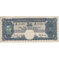 1942 Five Pound Armitage/McFarlane R46 Very Fine