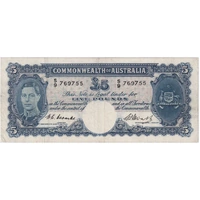 1949 Five Pound Coombs/Watt R47 Fine