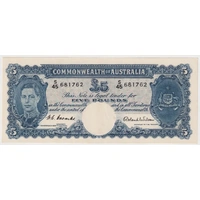1952 Five Pound Coombs/Wilson R48 Uncirculated
