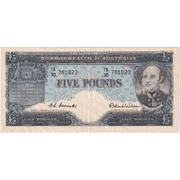 1954 Five Pound Coombs/Wilson R49 about EF
