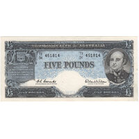1960 Five Pound Coombs/Wilson R50 good EF