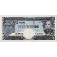 1960 Five Pound Coombs/Wilson R50 good VF