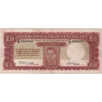 1943 Ten Pound Armitage/McFarlane R59 Very Good