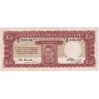 1949 Ten Pound Coombs/Watt R60 about EF