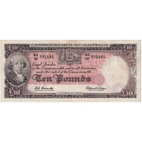 1960 Ten Pound Coombs/Wilson R63 good VF