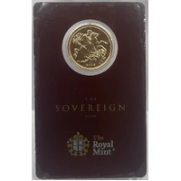 India 2018-I Gold Sovereign S# SC9A Uncirculated