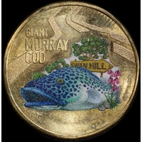 2023 Coloured 1 Dollar Uncirculated Coin Aussie Big Things  Giant Murray Cod