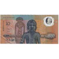 1988 $10 Note Bicentennial 2nd issue AB 10 First prefix Johnston/Fraser R310BF good VF