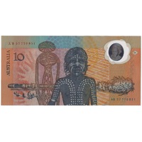 1988 $10 Note Bicentennial 2nd issue AB 57 Last prefix Johnston/Fraser R310BL good VF