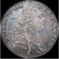 1787 Silver Shilling George III S#3743 With Semee PCGS XF40