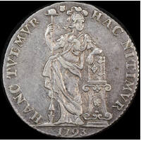 Netherlands (Utrecht) Silver Guilder 1793 about EF