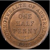 1915-H Halfpenny PCGS MS63BN