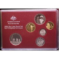 Australia 2005 Proof Coin Set 60th Anniversary of the End of WWII Damaged Packaging