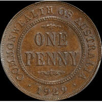 1929 Penny Indian Obverse Unc (PCGS MS62BN)