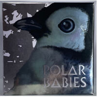 Tuvalu 2017 Silver 1/2oz Polar Babies Emperor Penguin