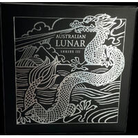 2024 Silver 1oz Gilded Proof Coin Lunar Series III Dragon