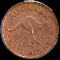 1952-A Halfpenny Choice Unc (MS63BN)