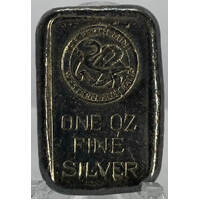 Perth Mint Silver 1 Ounce Cast Ingot 99.99% Pure 1ozt