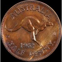 1962 Perth Proof Halfpenny about FDC
