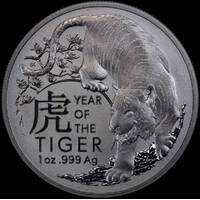 2022 Silver 1oz Bullion Coin Lunar Tiger