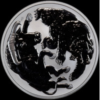 2020 Silver 1oz Bullion Coin - Bull & Bear
