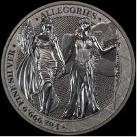 Germania Mint 2019 1oz Silver Round Columbia & Germania