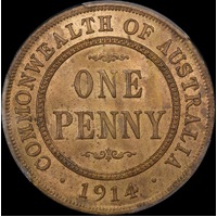 1914 Penny Choice Unc (PCGS MS64RB)