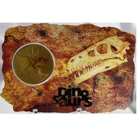 Tuvalu 2002 1 Dollar Uncirculated Coin Dinosaurs Dromaeosaurus