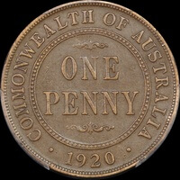 1920 Penny Double Dot PCGS XF40