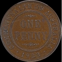 1923 Penny Unc (PCGS MS62BN)