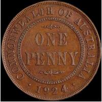 1924 Penny Extremely Fine
