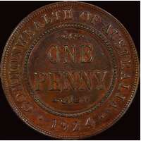 1924 Penny English Obverse Unc (PCGS MS62BN)