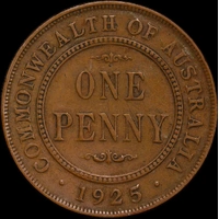 1925 Penny Very Good