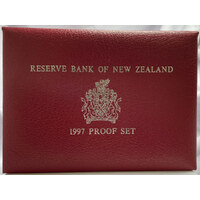New Zealand 1997 Proof Coin Set - Saddleback (Tieke)