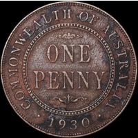 1930 Penny PCGS Genuine (VF Details)