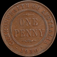 Australia 1930 Penny PCGS VF35