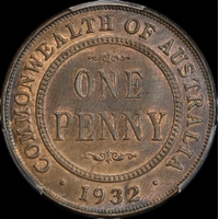 1932 Penny Choice Unc (PCGS MS63BN)