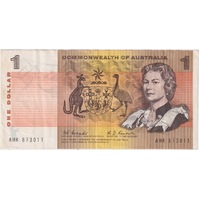 1968 $1 Note Coombs/Randall R72 Extremely Fine
